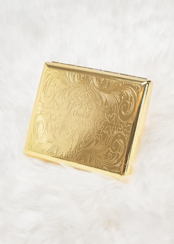 buxton cigarette case Julia Buxton Heiress Leather Cigarette Case