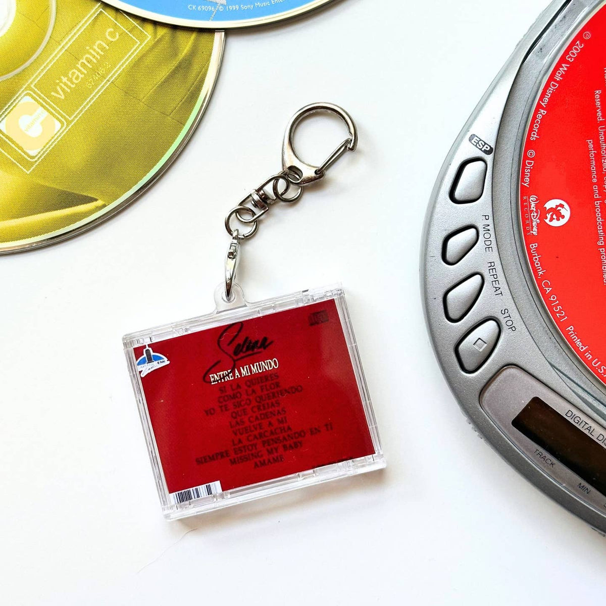 Hit Clips' Mini CD Case Keychain - Selena: Entré A Mi Mundo – All