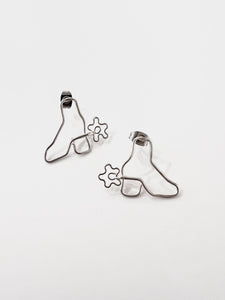 Cowboy Boot Studs - Sterling Silver