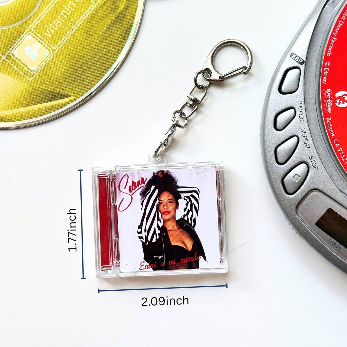 Hit Clips' Mini CD Case Keychain - Selena: Entré A Mi Mundo – All