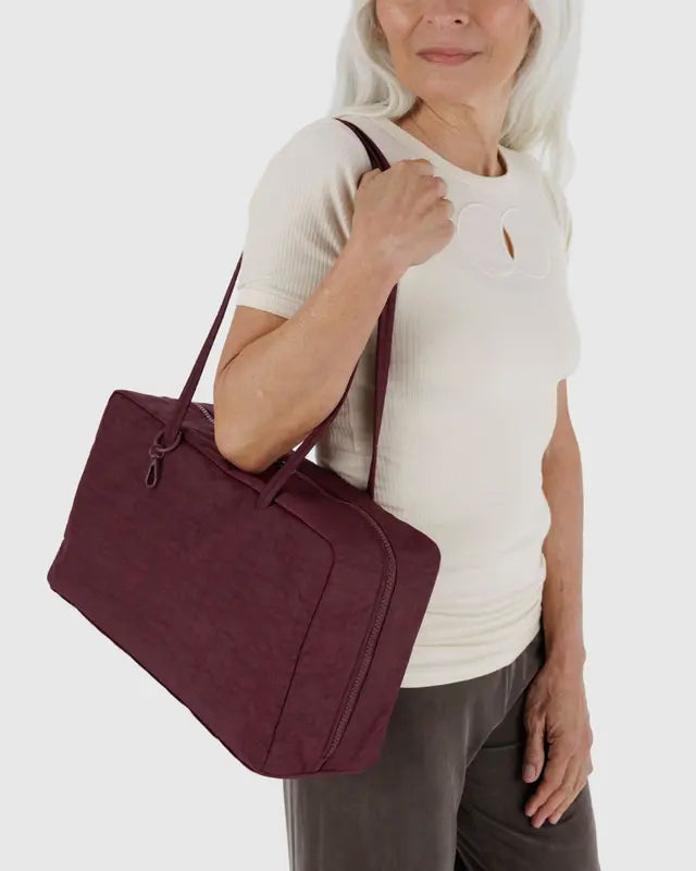 Medium Nylon Bowler Bag - Mahogany – All The Feels