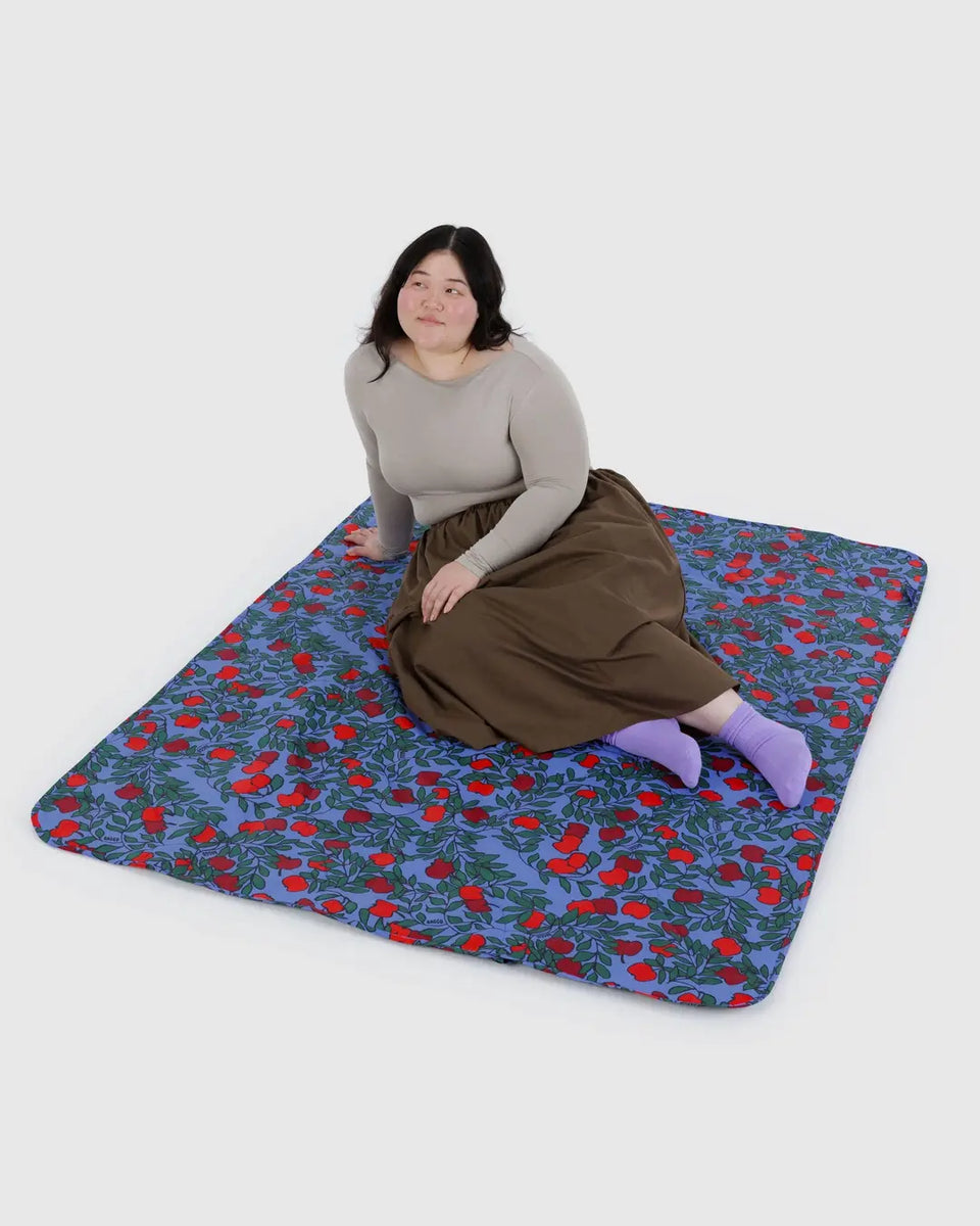 Puffy Picnic Blanket - Apple Tree – All The Feels
