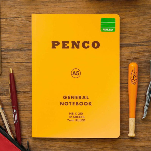 A5 Soft PP Notebook Ruled - Yellow