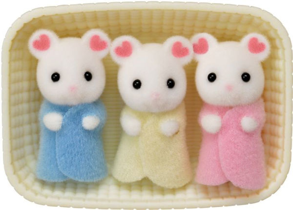Marshmallow Mouse Triplets Calico Critters
