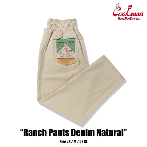 Cookman Ranch Pants - Denim: Natural