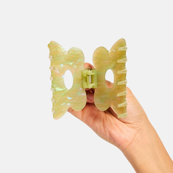 Flower Claw - Jade Swirl