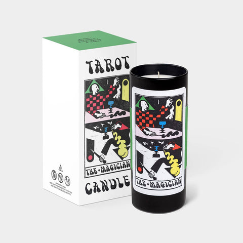 Tarot Magician Candle 6" - Bergamot & Cedar