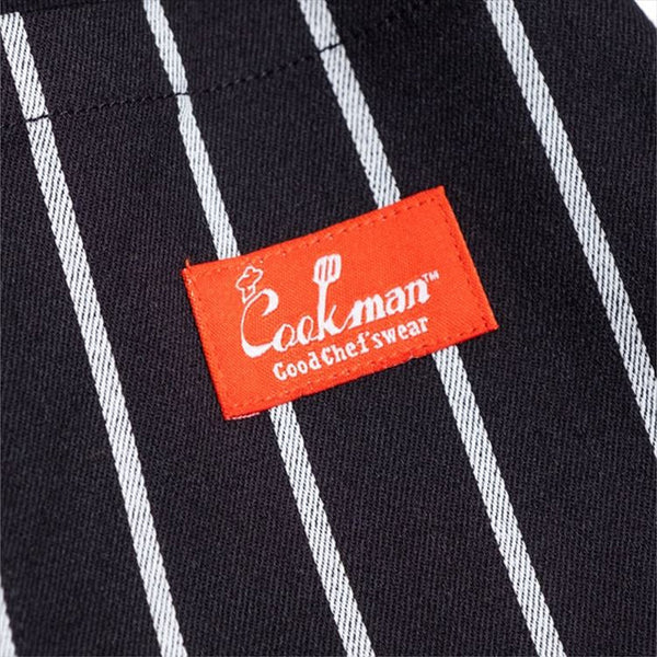 Cookman Baker's Skirt: Stripe - Black