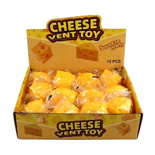 Cheese Cube Squishy Toy