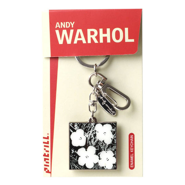 Warhol Metal Flowers Keyclip