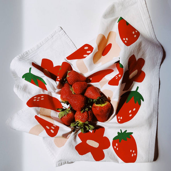 Berry Shroom Tea Towel