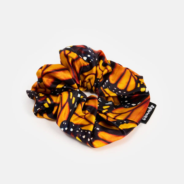 Silk Scrunchy - Large Monarch