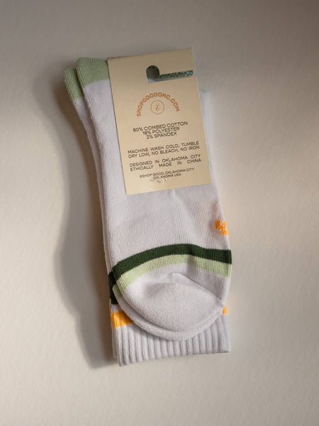 Y'all Ribbed Crew Socks