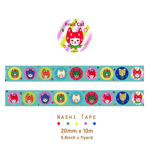Fruit Cats Washi Tape