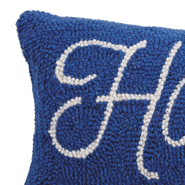 Howdy Hook Pillow - Blue