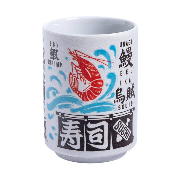 Japanese Sushi Yunomi Tea Cup