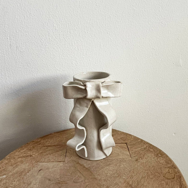 Ribbon Bow Vases - Small