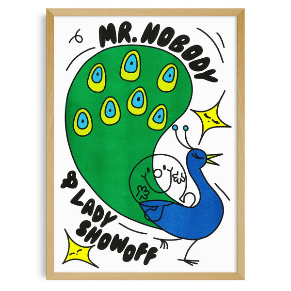 Mr. Nobody Risograph Print