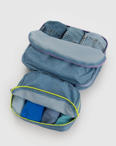 Packing Cube Set - Digital Denim