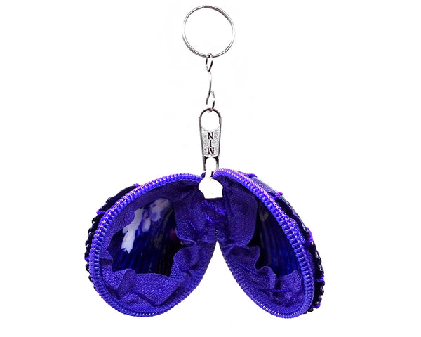 Seashell Coin Purse Keychain