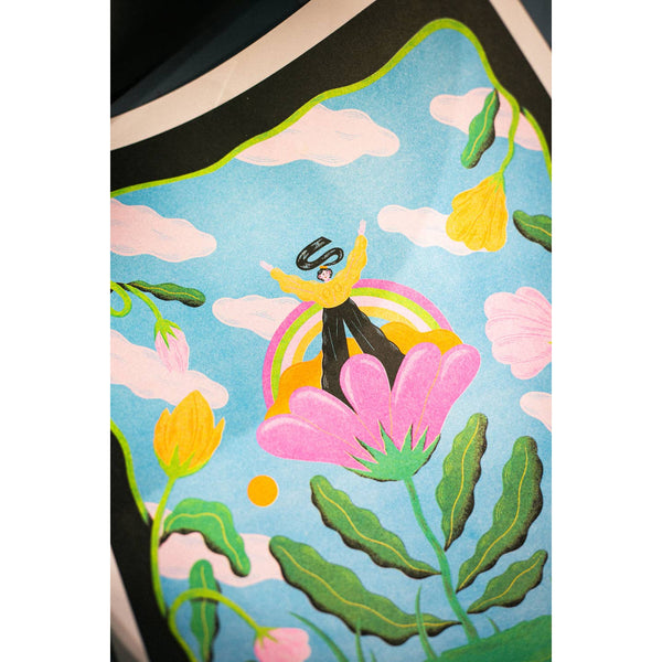 Time To Shine Risograph Print