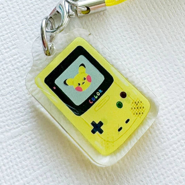 Gameboy Color Acrylic Phone Charm