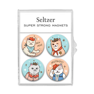 Seltzer Goods Cowboy Kitty Magnet - Thumbnail 4