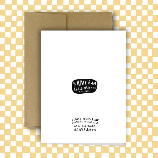 Naughty Birthday Greeting Card