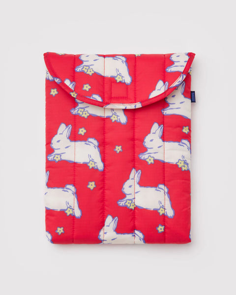 Puffy Laptop Sleeve 13"/14" - Bunnies