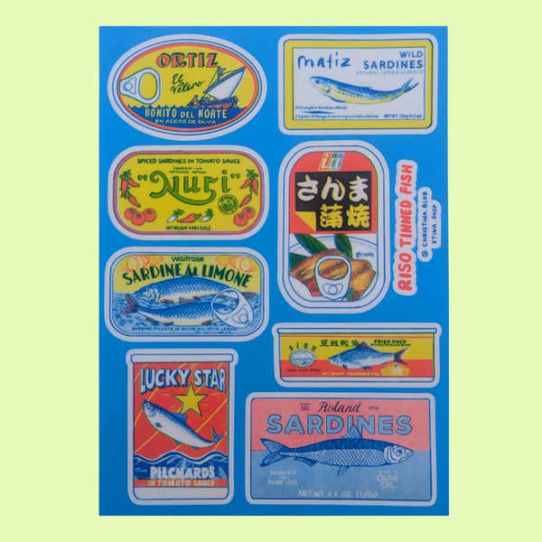 Tinned Fish Sticker Sheet