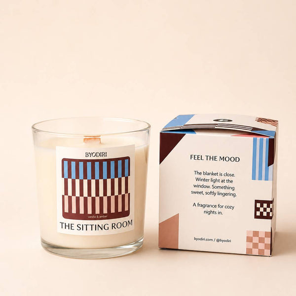 The Sitting Room Candle - Vanilla & Amber
