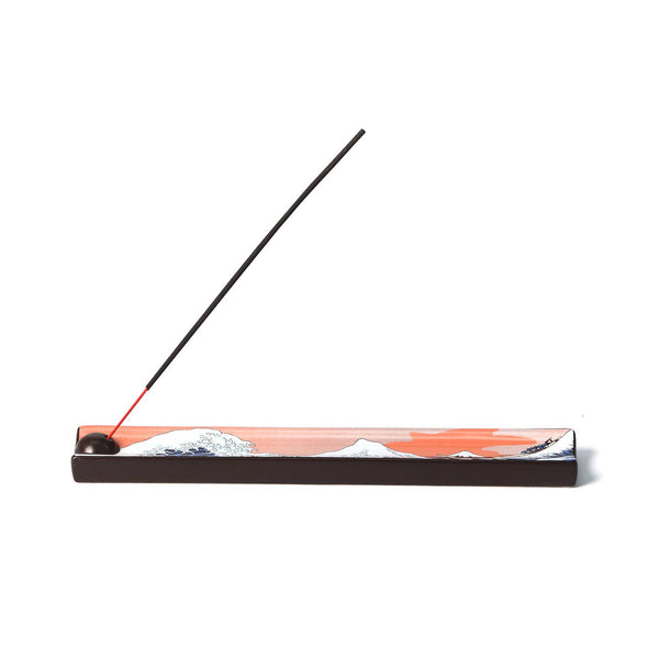 Handpainted Ceramic Incense Holder - Great Wave