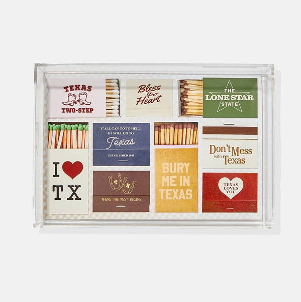 Texas Matchbook Small Tray