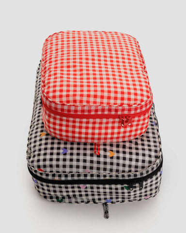 Large Packing Cube Set - Gingham