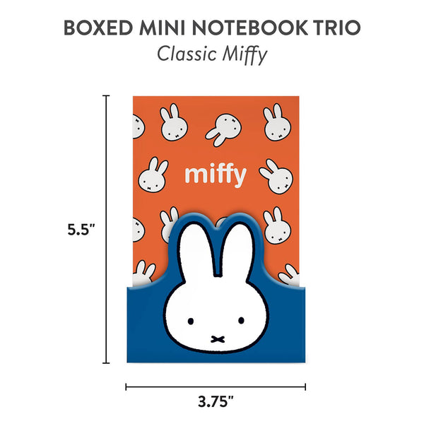 Boxed Mini Notebook Trio Classic Miffy