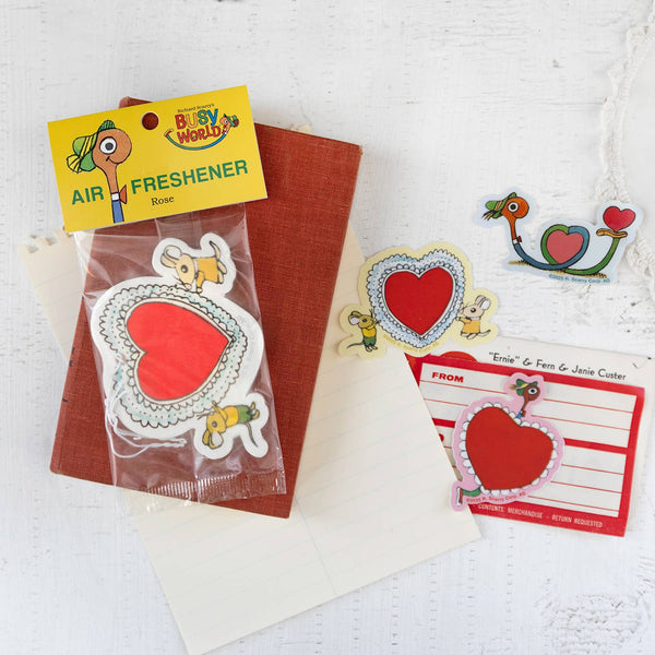 Richard Scarry Mice Heart Air Freshener