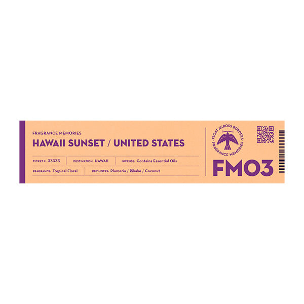 Fragrance Memories - FM03 Hawaii Sunset