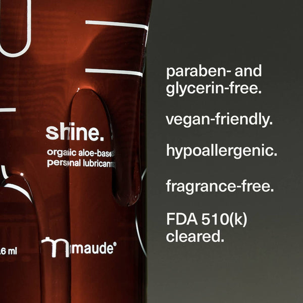 2 oz Shine - Organic Aloe Based Lubricant
