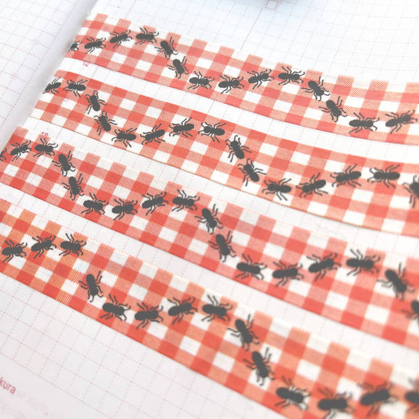 Ants Come Marching Washi Tape (15mm x 10mm)