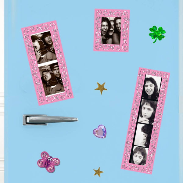 Pink Haze Photostrip Fridge Magnet Frame