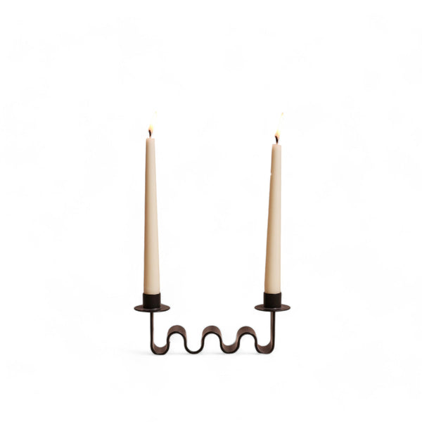 Helen Black Candle Holder
