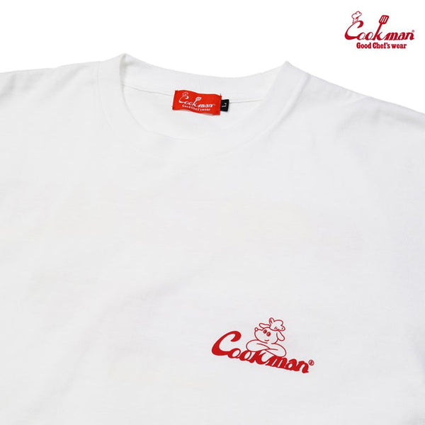 Cookman Tees: Kate Tasty Logo - White