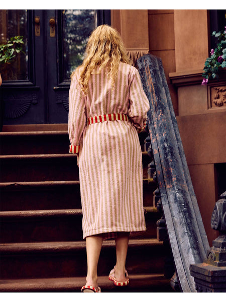 Robe - Ladybug Stripe
