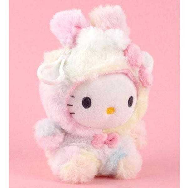 Rainbow Hello Kitty Backpack Keychain