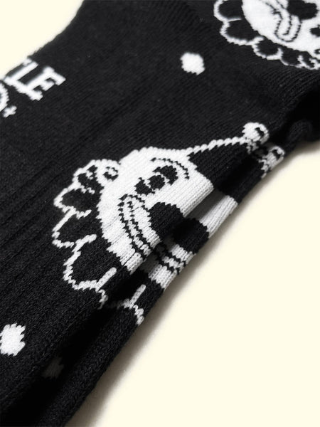 Clown Print Cotton Socks
