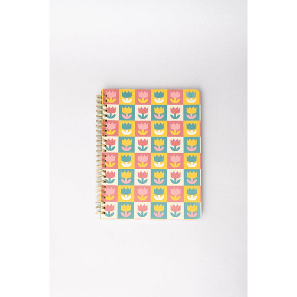 Rough Draft Mini Notebook - Tulips