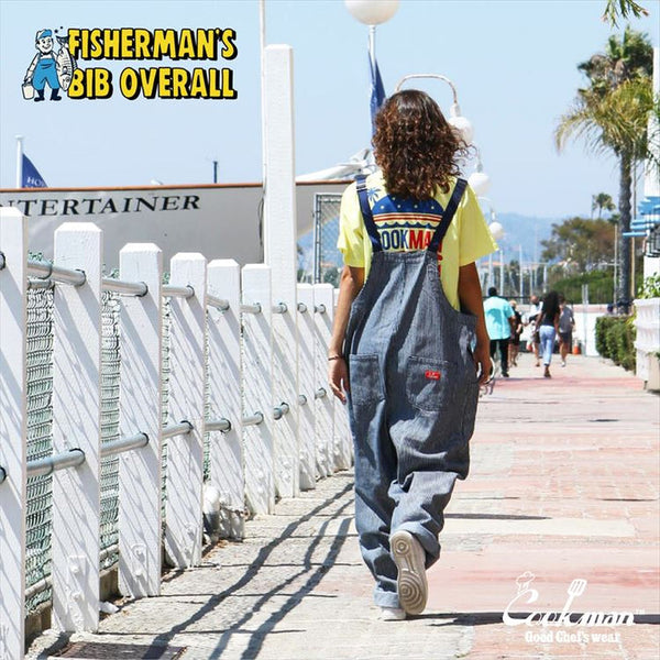 Cookman Fisherman's Bib Overall - Hickory Navy