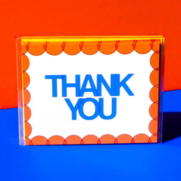 Thank You - 8-pack Greeting Card Set