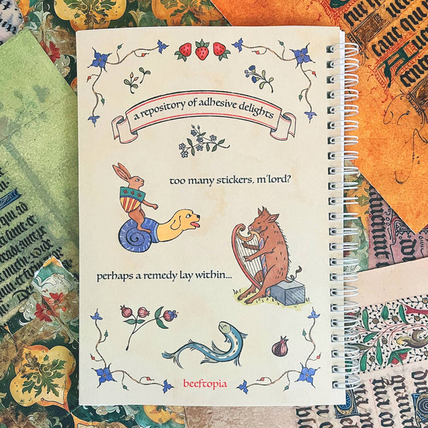 On My Whimsical Sh*T Reusable Sticker Book