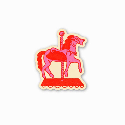 Pink Pony Vinyl Sticker